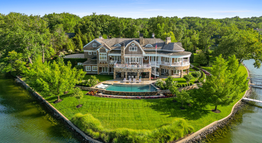 Luxury Mansion by Lake